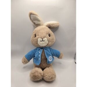 Beatrix Potter Peter Rabbit 7 inch Sewn in Eyes Baby Plush Stuffed Animal Bunny
